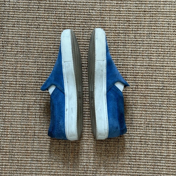 Common Projects Blue Suede Slip On Sneakers - Picture 3 of 4